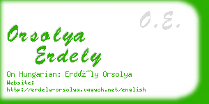 orsolya erdely business card